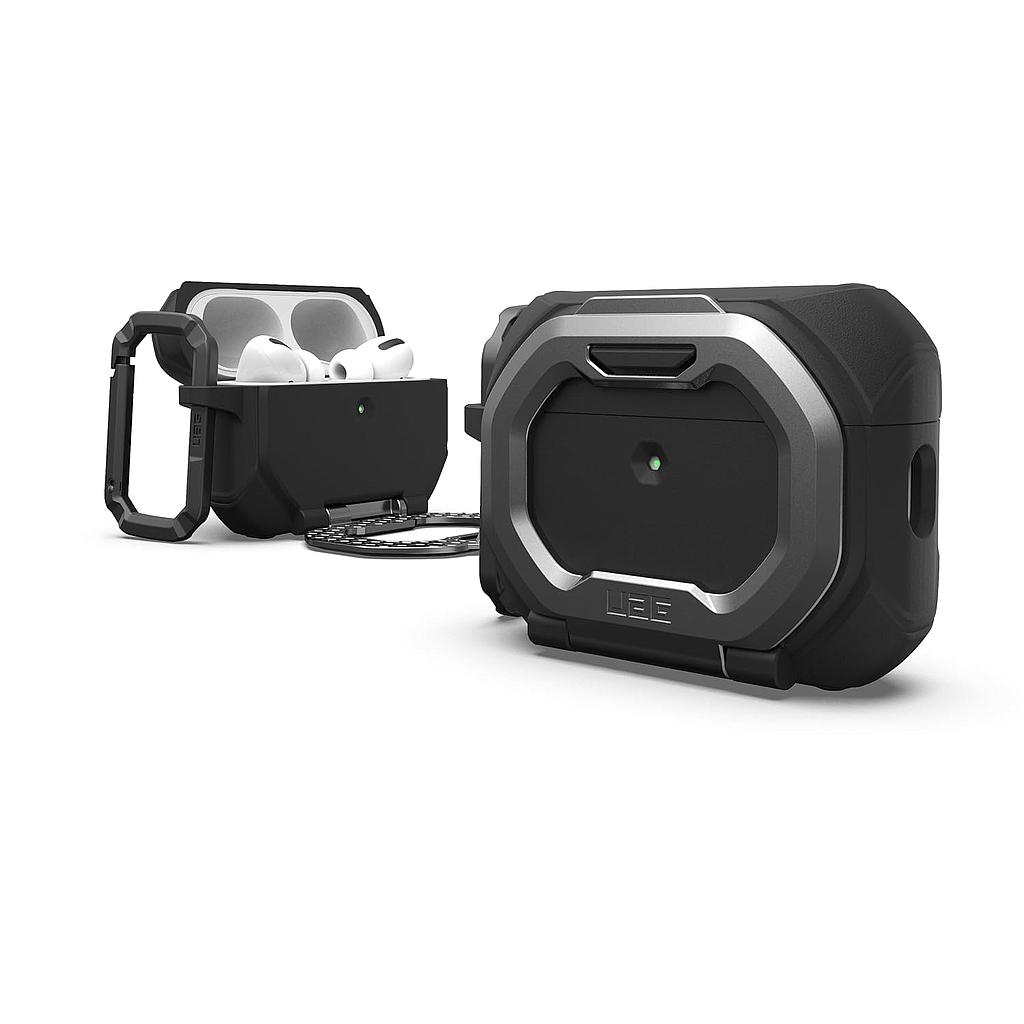 [104131114034] UAG AirPods Pro 3 Monarch Case (Black/Silver)