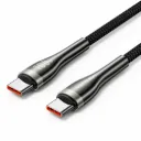 Vention Nylon Braided USB 2.0 C Male to C Male 5A Cable 2M Zinc Alloy Type