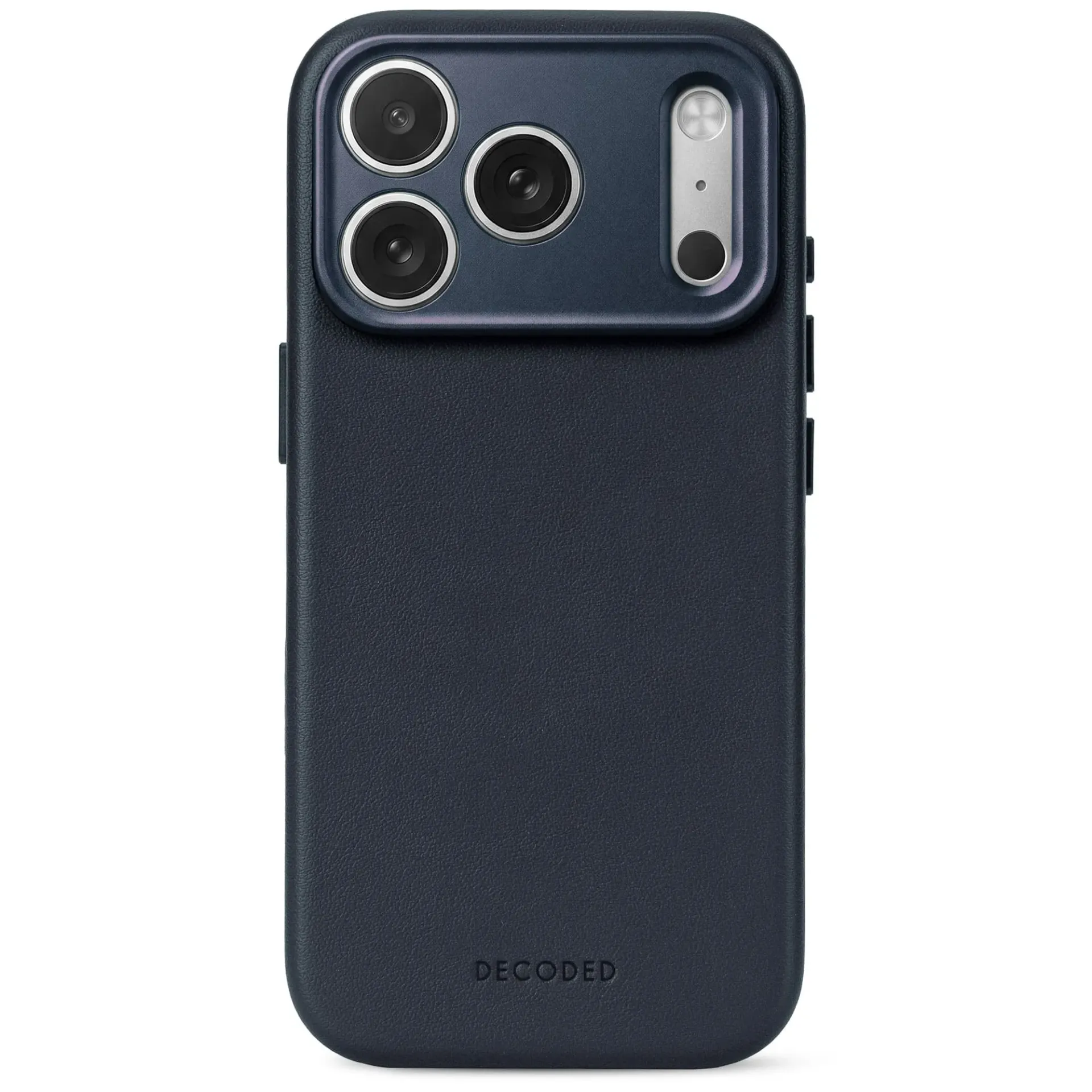 [D27IPO18PBC1MT] Decoded Leather Backcover for iPhone 18/17 Pro Case (Midnight)