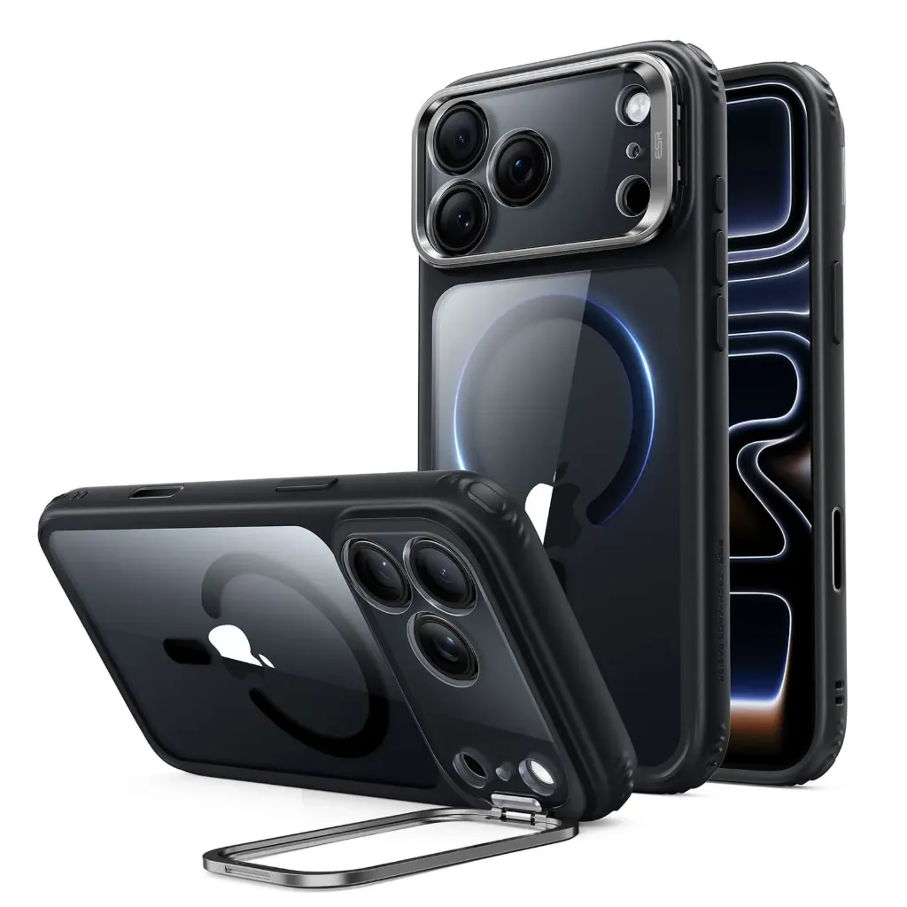 ESR iPhone 18 Pro Max / 17 Pro Max Classic Hybrid Magnetic Case (Camera Control,Stash Stand)