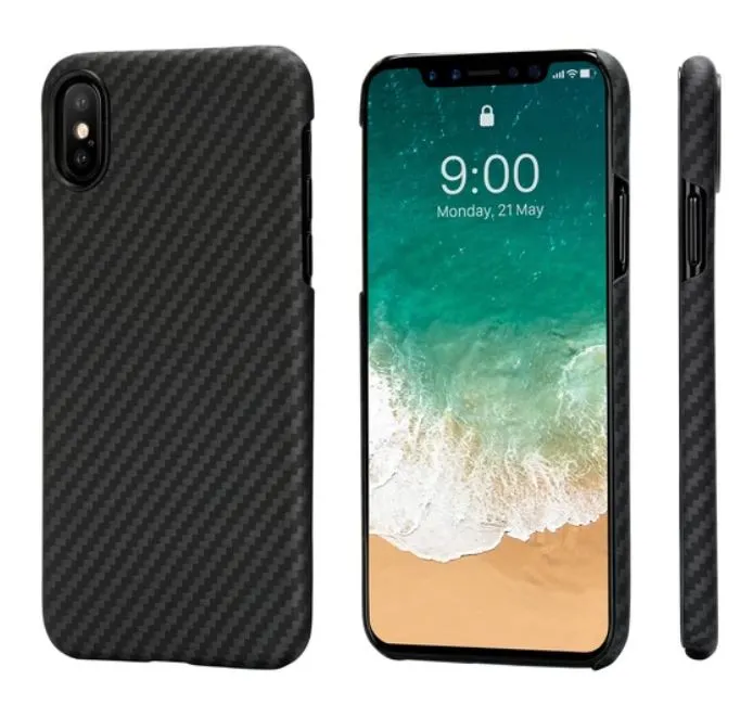Pitaka iPhone XS Aramid Case - Karbon