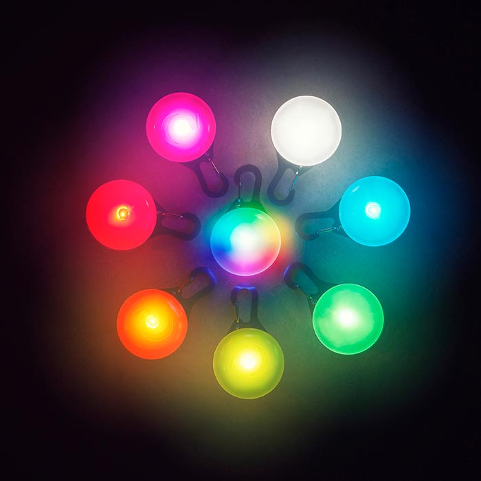 [PSLG03-02-R6] NiteIze SpotLit® Collar Light - Blue Plastic