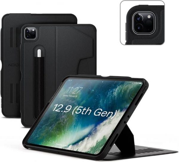 [ZG-21-129BLK] Zugu Case iPad Pro 12.9" Gen 6/5/4/3 (2018-2022) - Black