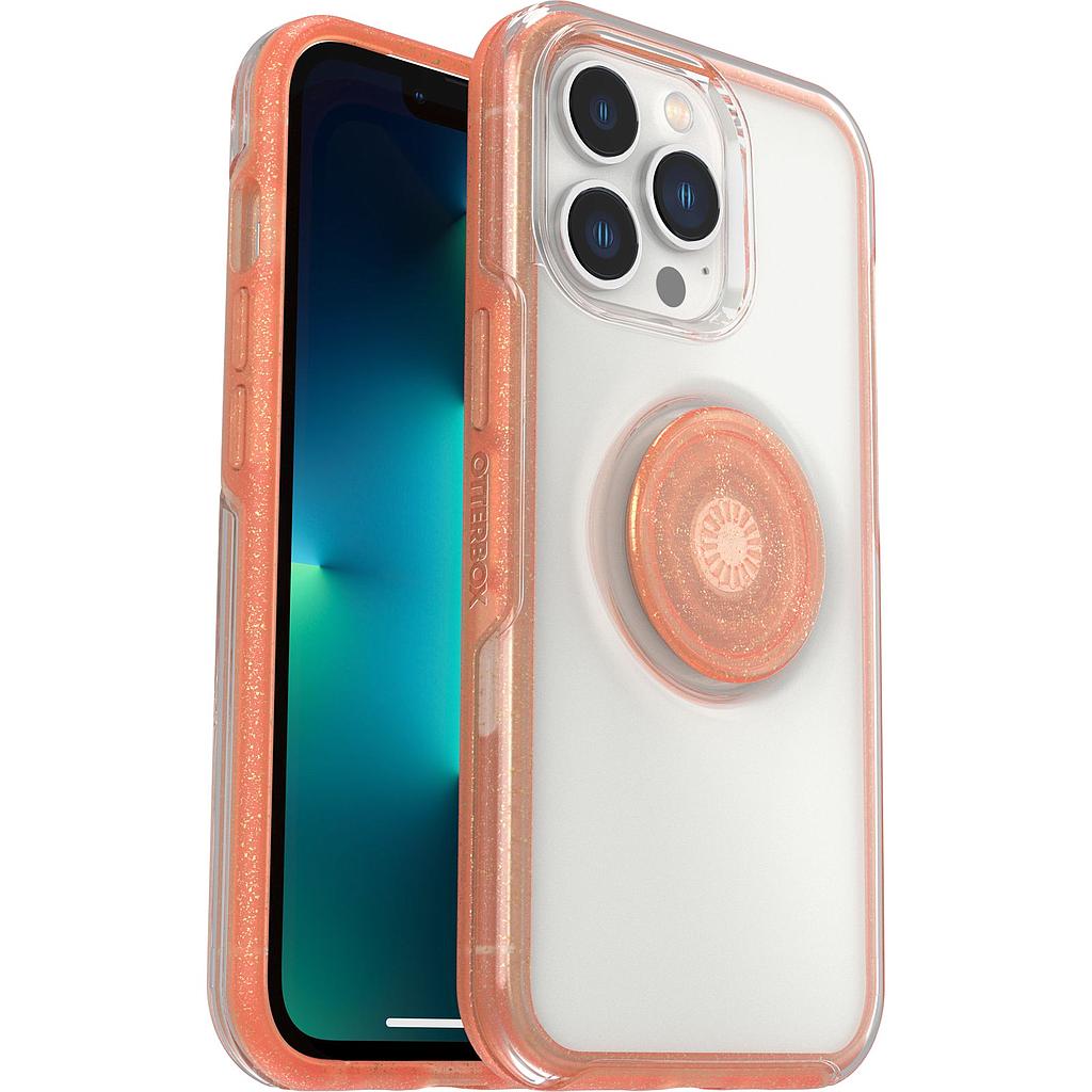 [77-84523] OtterBox iPhone 13 Pro Otter+Pop Symmetry Clear Case - Clear Coral