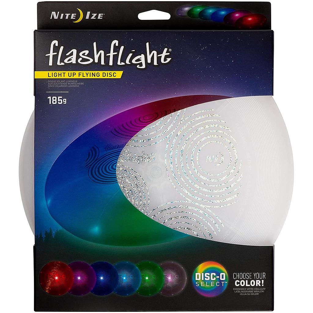 [FFD-07S-R8] NiteIze Flashflight Led Disc Golf Disc-O-Select Driver Light-Up Frisbee Golf