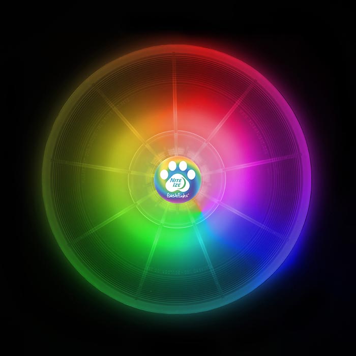 [FFDD-07-R8] Niteize Flashflight® Dog Discuit™ LED Flying Disc - Disc-O