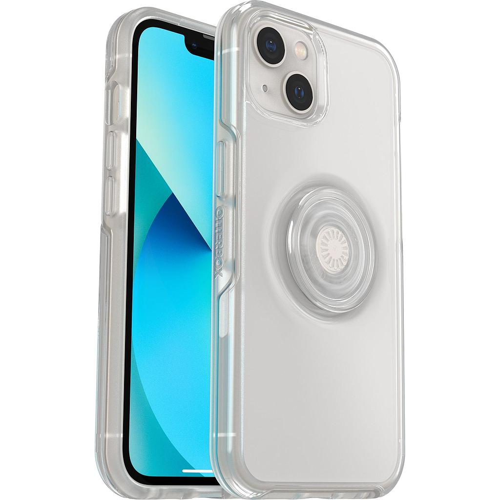 [77-85394] OtterBox iPhone 13 Otter+Pop Symmetry Clear Case (Clear)