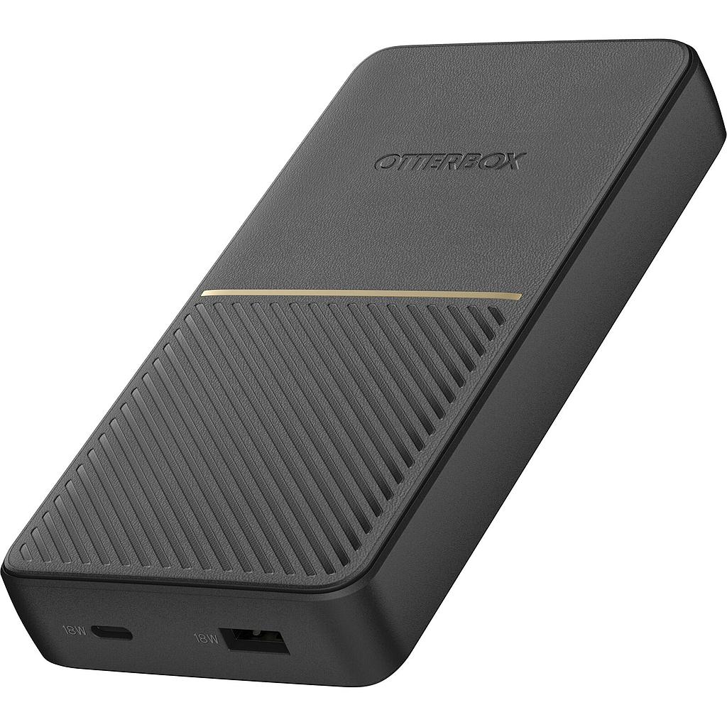 [78-80690] OtterBox Power Bank 10K MAH USB A&C 18W USB-PD - Black