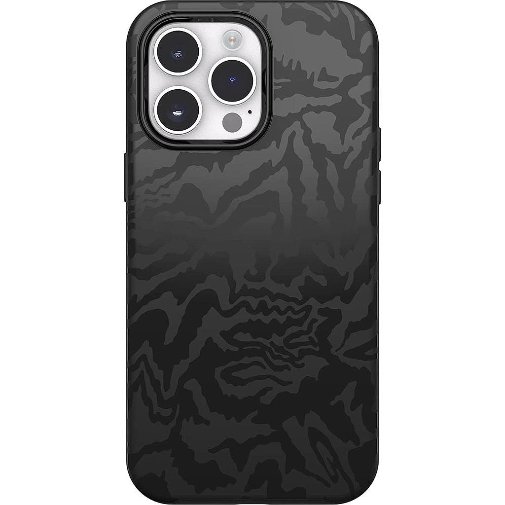 [77-88973] OtterBox iPhone 14 Pro Max Symmetry Plus MagSafe Case - Limited Edition (Black Fabric)