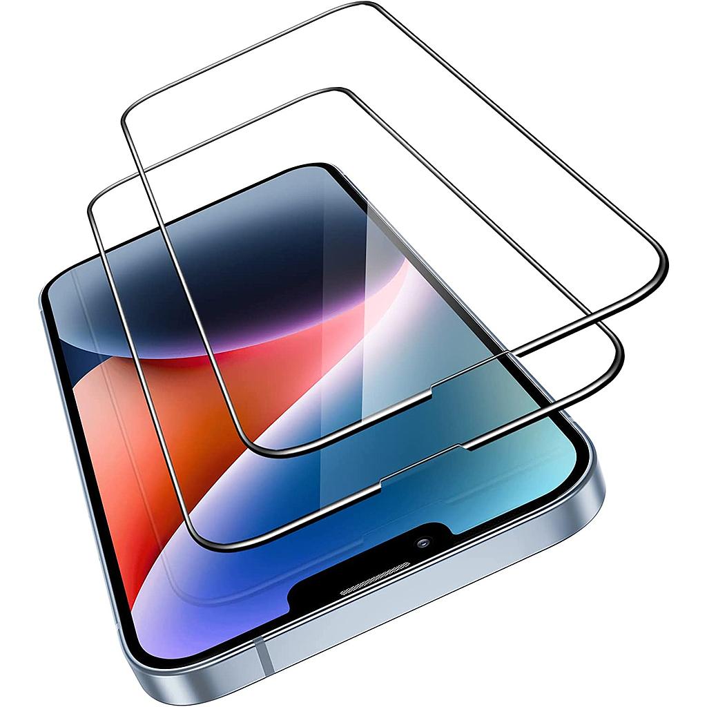 [3C03205180105] ESR iPhone 14/13/13 Pro Armorite edge to edge Tempered Glass Screen Protector 2 Pack
