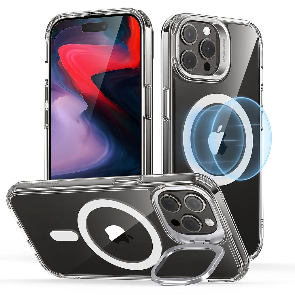 [1A6750102] ESR iPhone 15 Pro Max Classic Hybrid Case with Stash Stand (HaloLock)