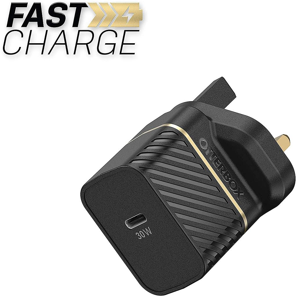OtterBox UK Wall Charger 30W GaN - 1X USB-C 30W USB-PD - (Online Packaging)