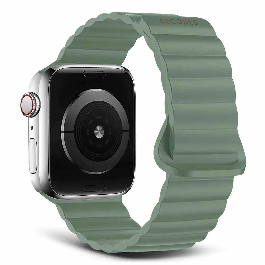 Decoded Apple Watch 49/45/44/42 mm Gen 1-12-SE Silicone Magnet Traction Loop Strap Lite