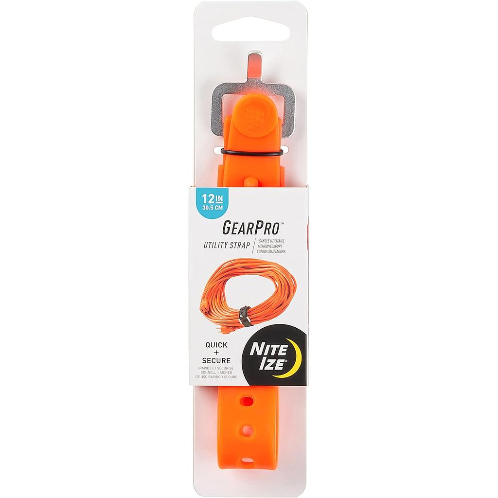 [USS12-31-R3] NiteIze GearPro Utility Strap 12in (Orange)
