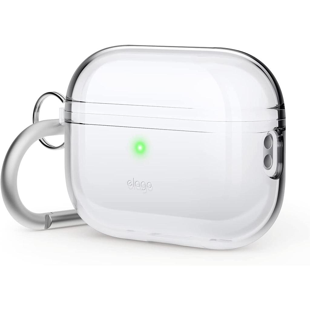 [EAPP2CL-HANG-DPU] Elago AirPods Pro 1&2 Clear Hang Case - Transparent (Deep Purple)