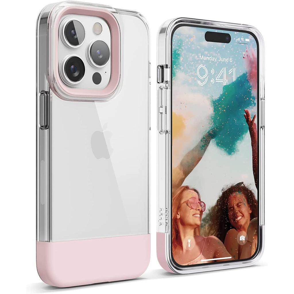 [ES14GL61PRO-TRLPK] Elago iPhone 14 Pro Glide Case (Clear / Lovely Pink)