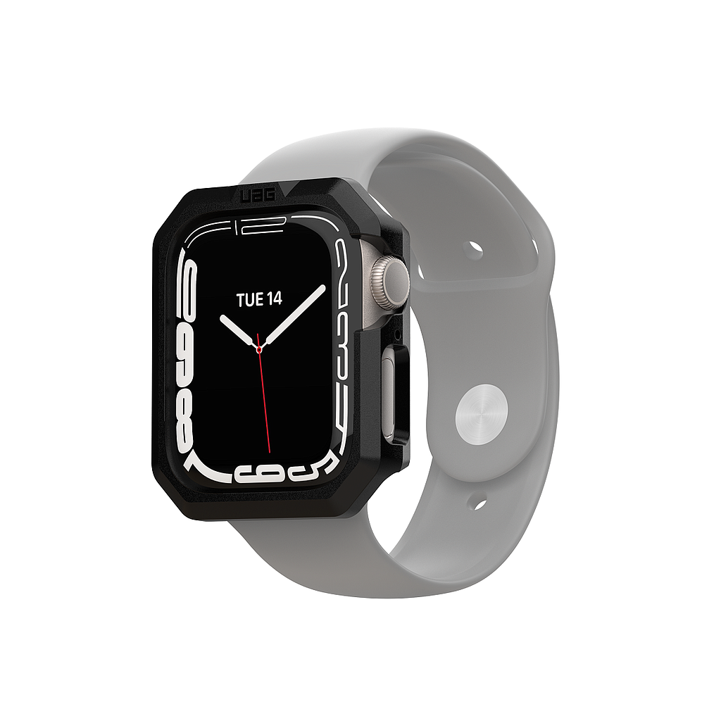 [1A4000114040] UAG Apple Watch 45mm Series 7/8 Scout Case (Black)