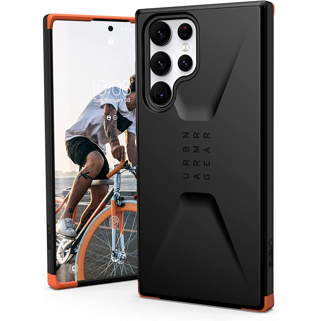 [21344D114040] UAG Samsung Galaxy S22 Ultra Civilian Case (Black)