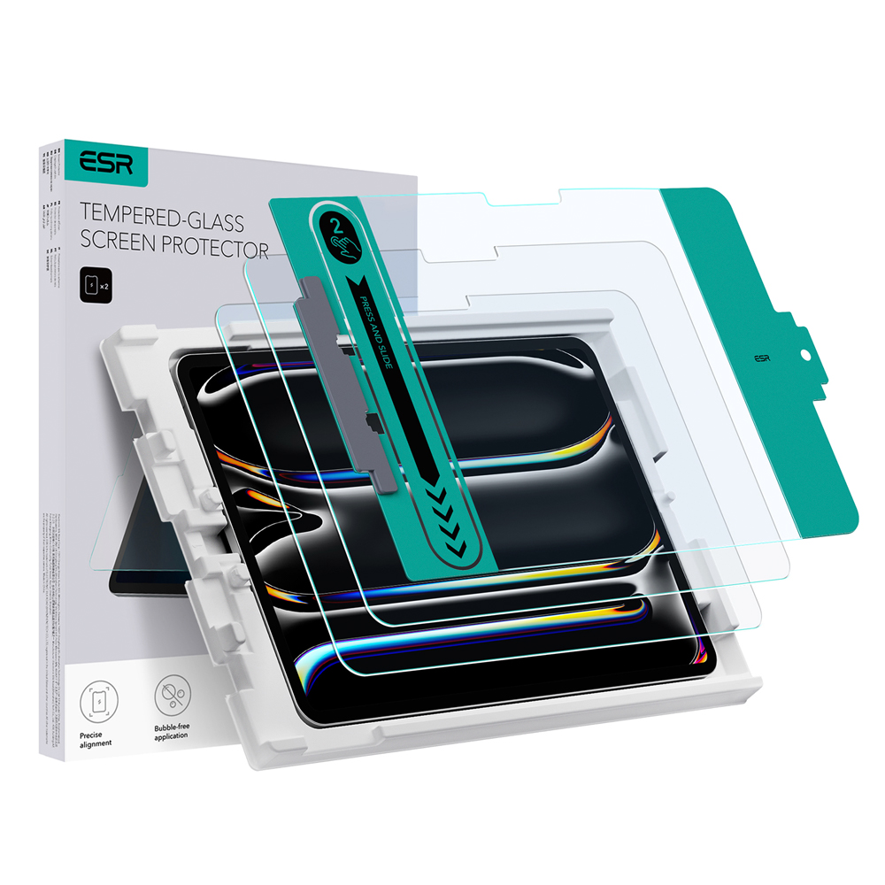 [1E0930102] ESR iPad Pro 11" (2024-2025) Tempered-Glass Screen Protector Clear 1Pack