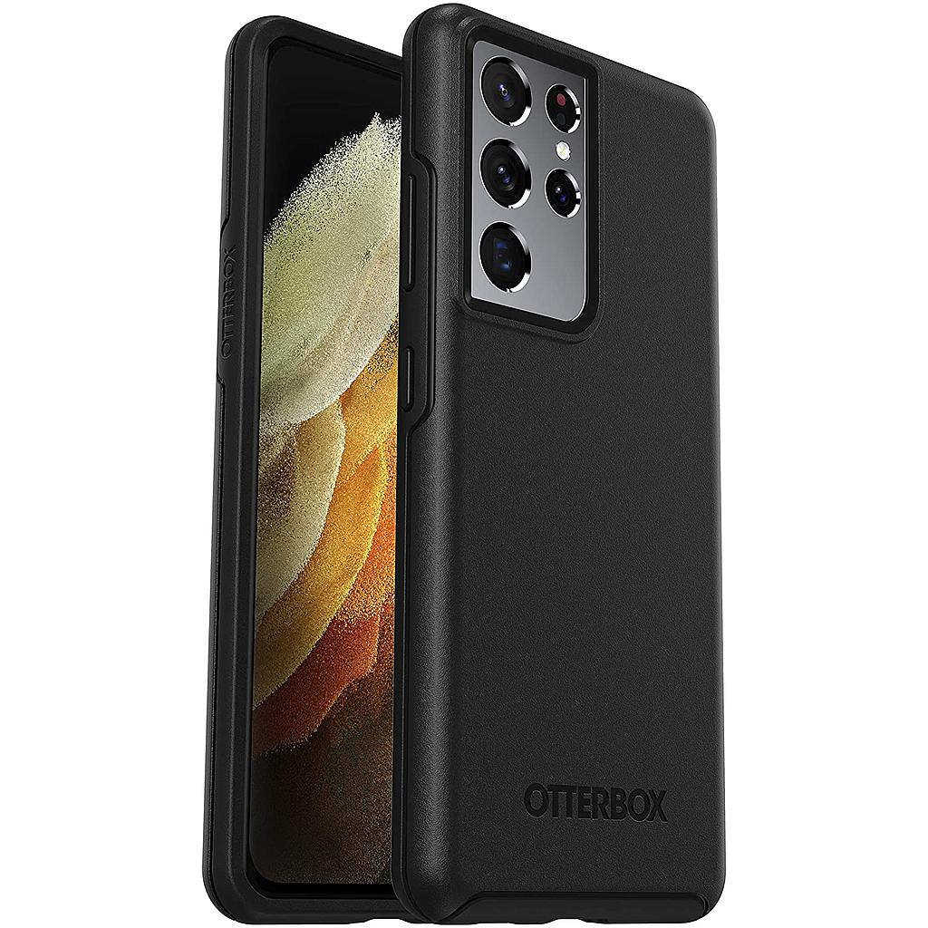 [77-81922] OtterBox Samsung Galaxy S21 Ultra Symmetry Case (Black)