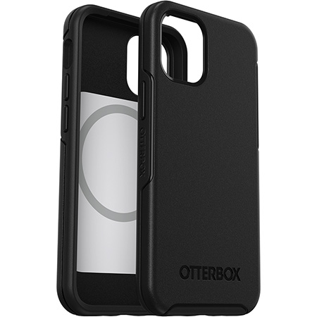 [77-80137] OtterBox iPhone 12 mini Symmetry Plus Magsafe Case (Black)