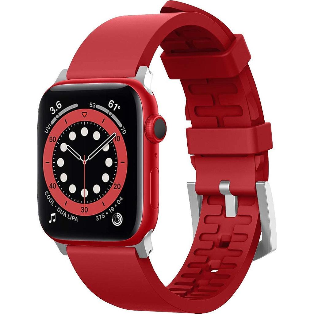 [EAW-BAND-40RD] Elago Apple Watch 41/40mm Premium Fluoro Rubber Strap (Red)