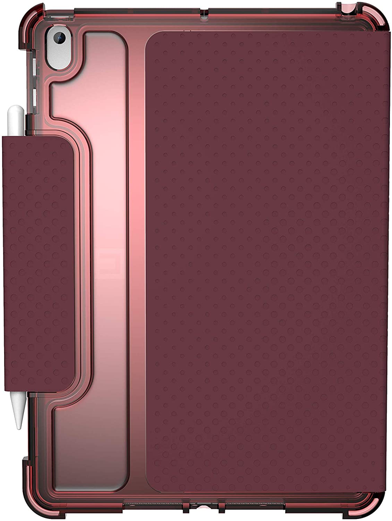 [12191N314748] [U] by UAG Apple iPad 10.2" (7th, 8th & 9th Gen) Lucent Case (Aubergine/Dusty Rose)