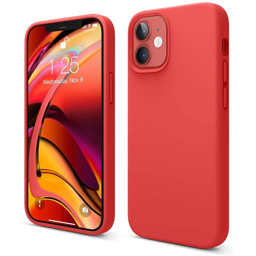 [ES12SC54-RD] Elago iPhone 12 mini Liquid Silicone Case (Red)