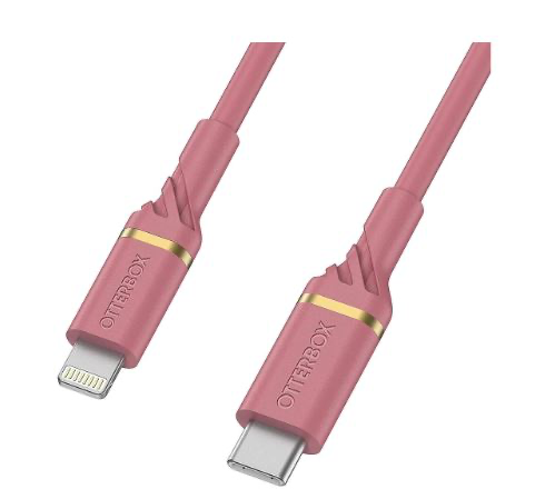 [78-52650] OtterBox Lightning to USB-C Fast Charge Cable - Standard 1 Meter (Pink)