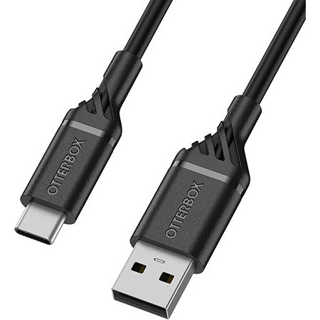 [78-52659] Otterbox USB-A to USB-C Cable – Standard 2 Meter (Black)