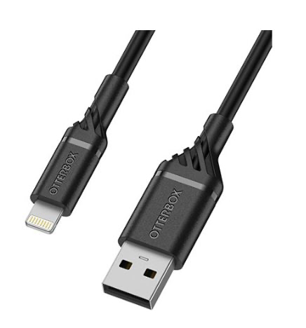 [78-52630] OtterBox Lightning to USB-A Cable – Standard 2 Meter (Black)