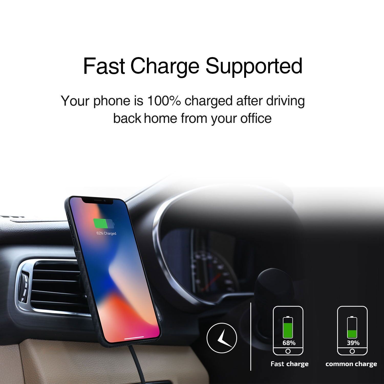 MagneticMount Qi wirelessly charges (Clip version ) Vent