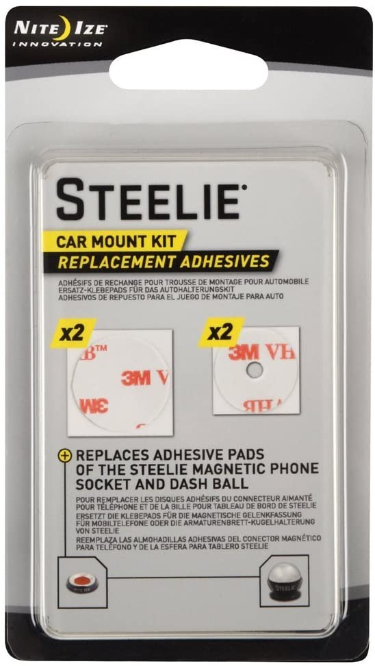 Steelie Dash Mount Kit Adhesives - Replacement Kit