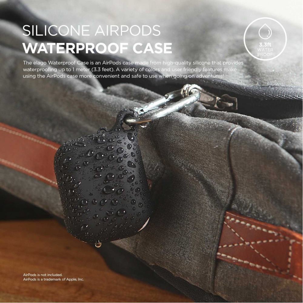 Elago AirPods waterproof hang case  Black