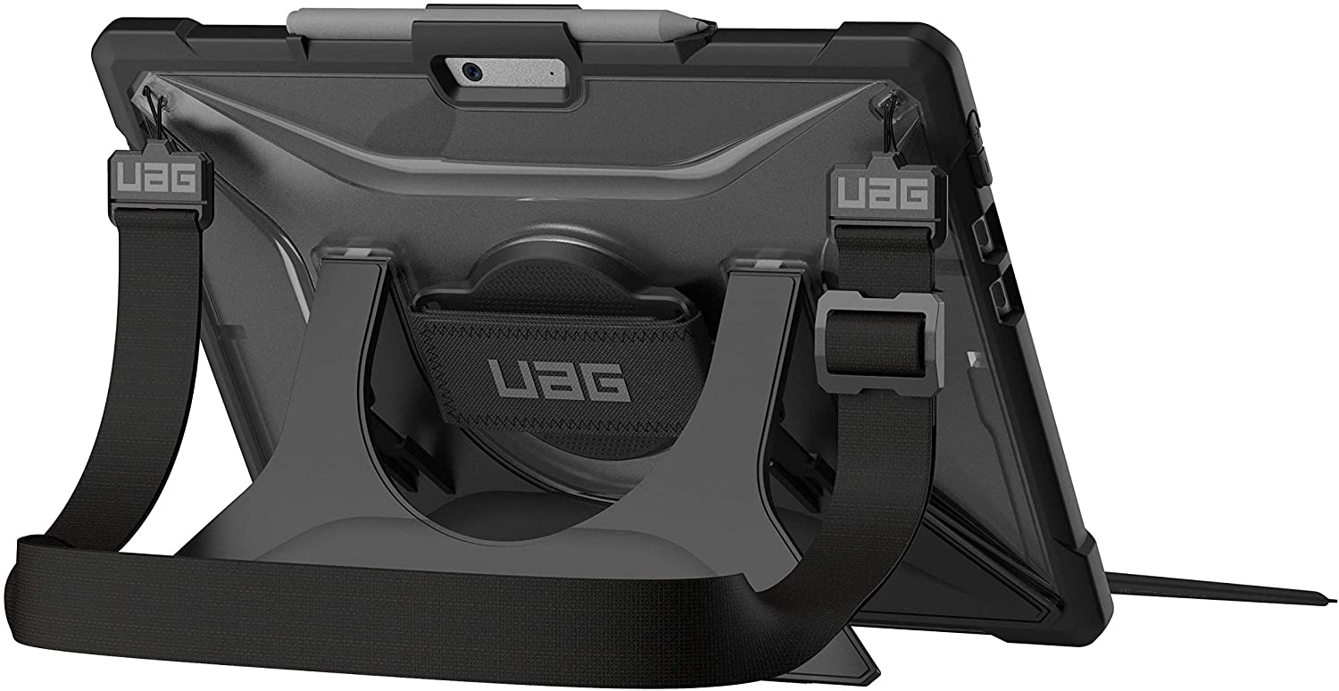 UAG Microsoft Surface Pro X Plasma Case With Handstrap & Shoulder Strap 