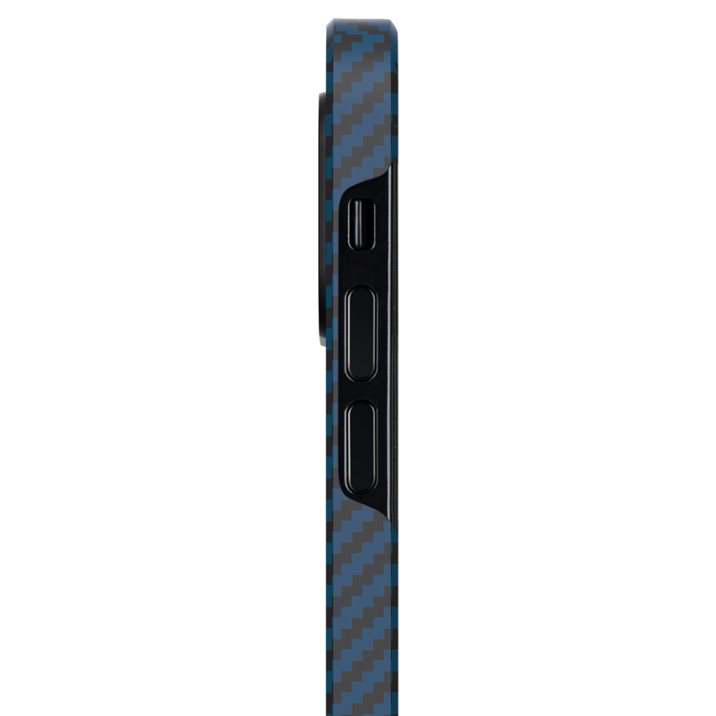 Pitaka iPhone 12 mini MagEZ Case - Black/Blue Twill 