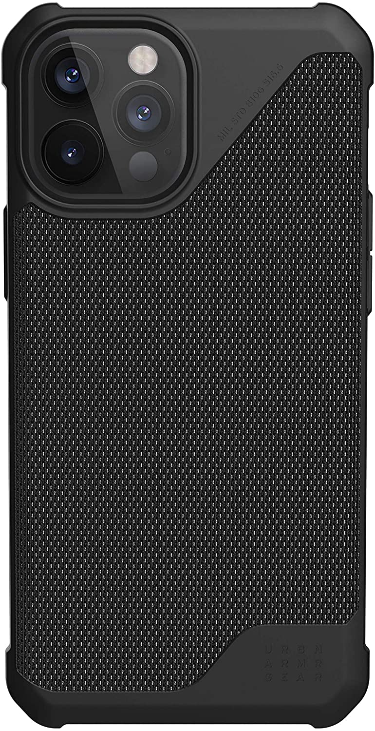 UAG iPhone 12 Pro Max Metropolis LT FIBR ARMR Case Kevlar Black Vortek