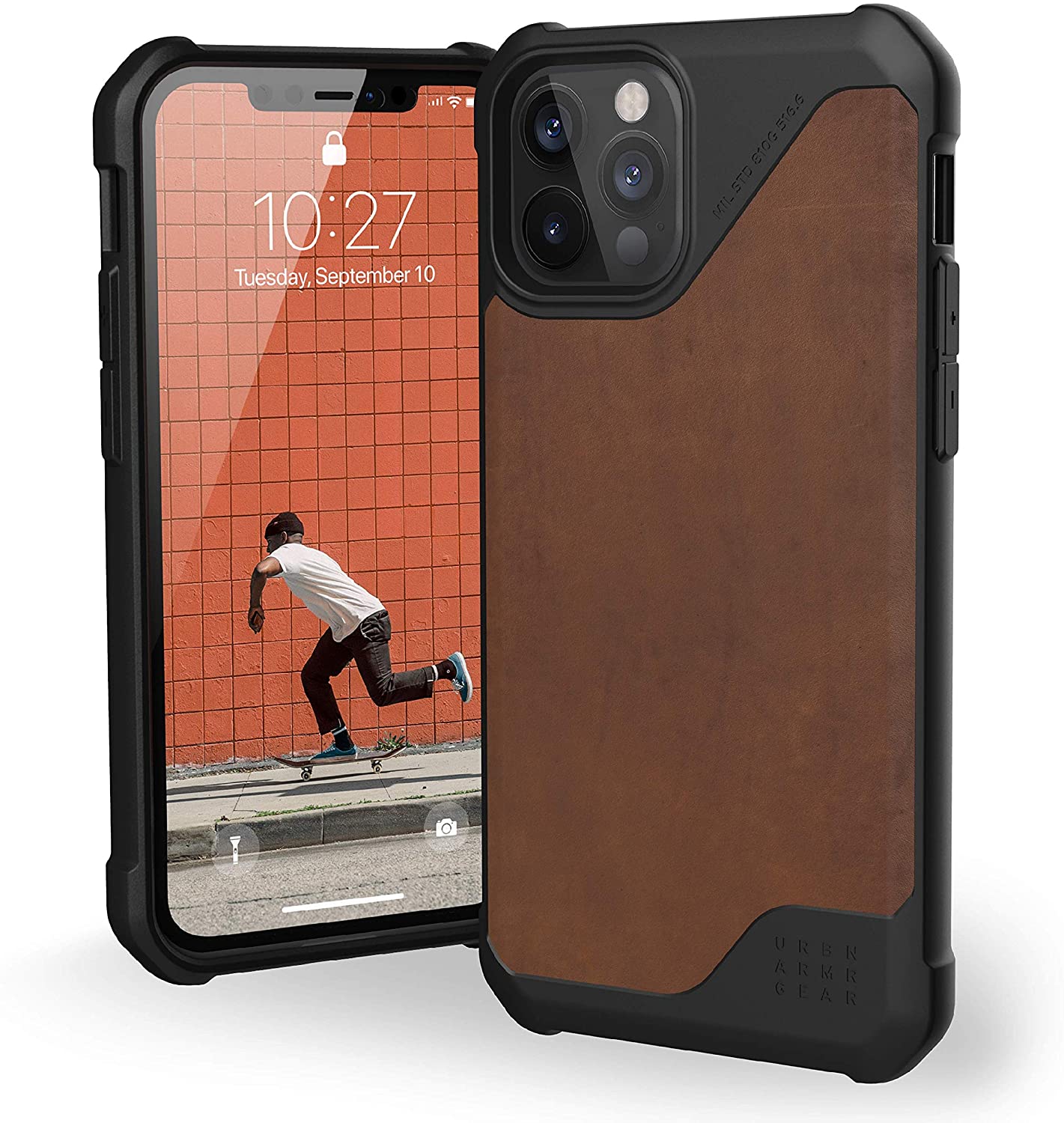 UAG iPhone 12 / iPhone 12 Pro Metropolis LT LTHR ARMR Case