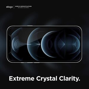 Elago iPhone 12 Pro Max Tempered Glass + Screen Protector
