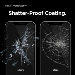 Elago iPhone 12 Pro Max Tempered Glass + Screen Protector