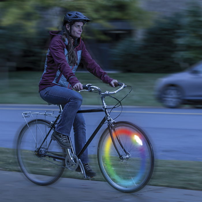 NiteIze SpokeLit® Rechargeable Bike Wheel Light - Disc-O Select™