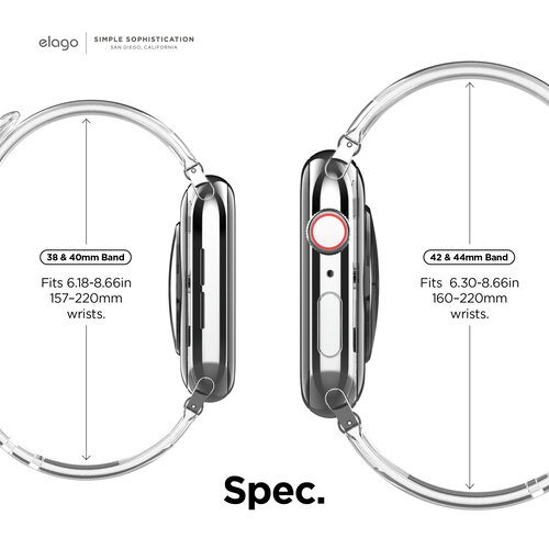 Elago Apple Watch 40mm TPU Band - Clear		