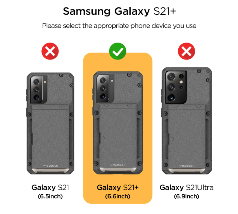 VRS Design Galaxy S21 Plus Damda Glide Pro Case - Sand Stone