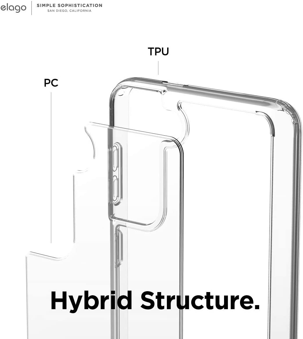 Elago Samsung Galaxy S21 Plus Hybrid Case - Transparent