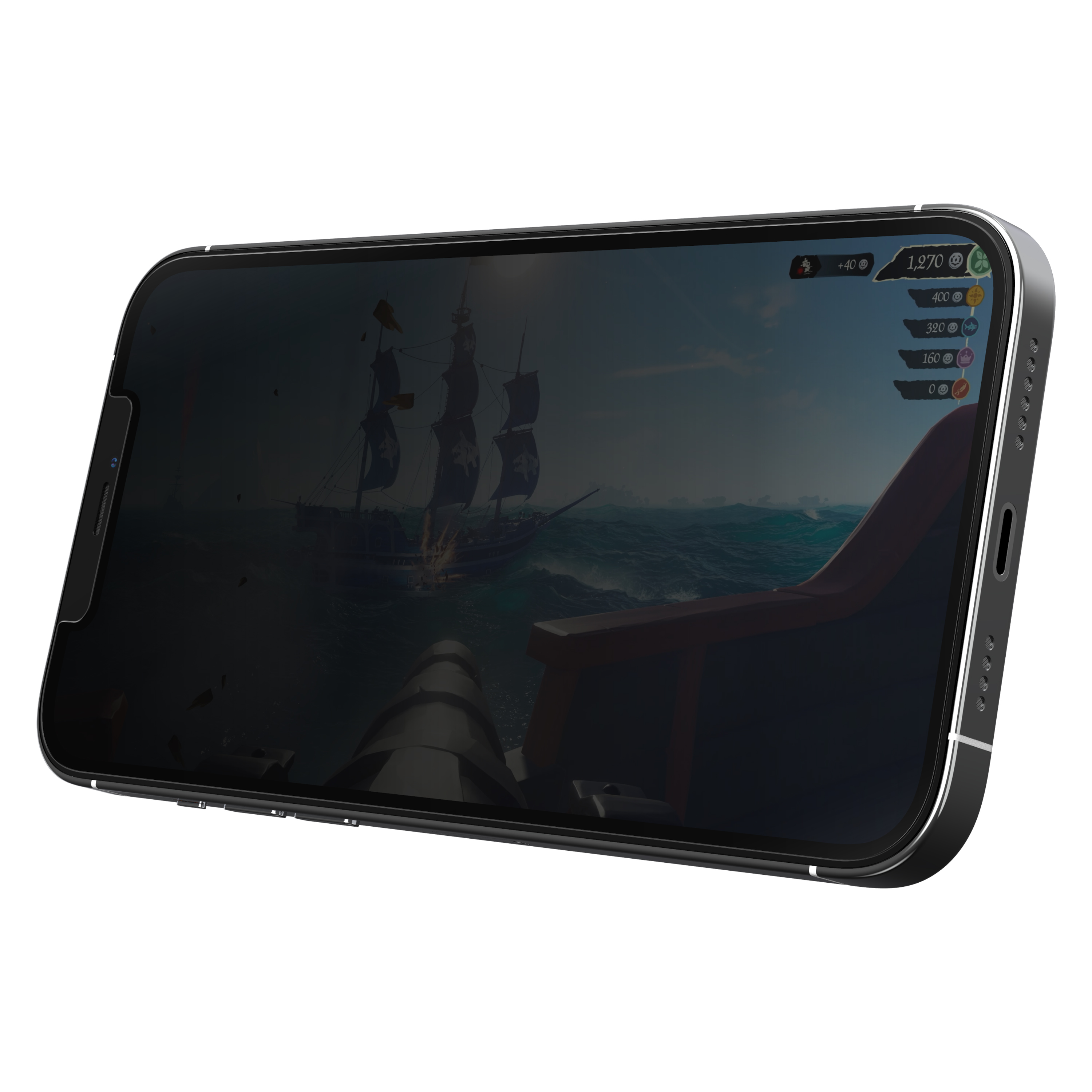 OtterBox iPhone 12 / iPhone 12 Pro Gaming Horizontal Privacy Guard - Glass Screen Protector