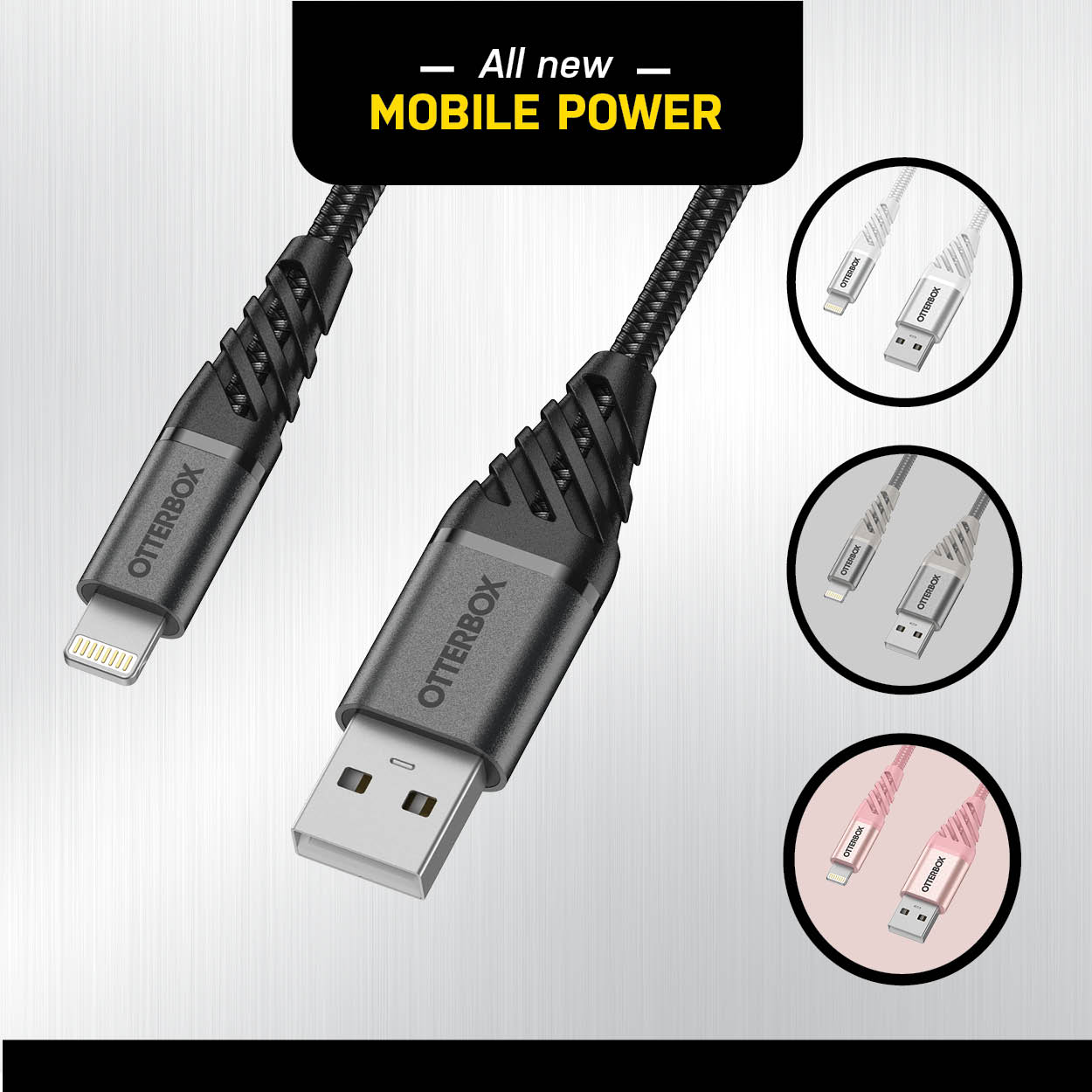 Otterbox Lightning to USB-A Cable - Premium 1 Meter