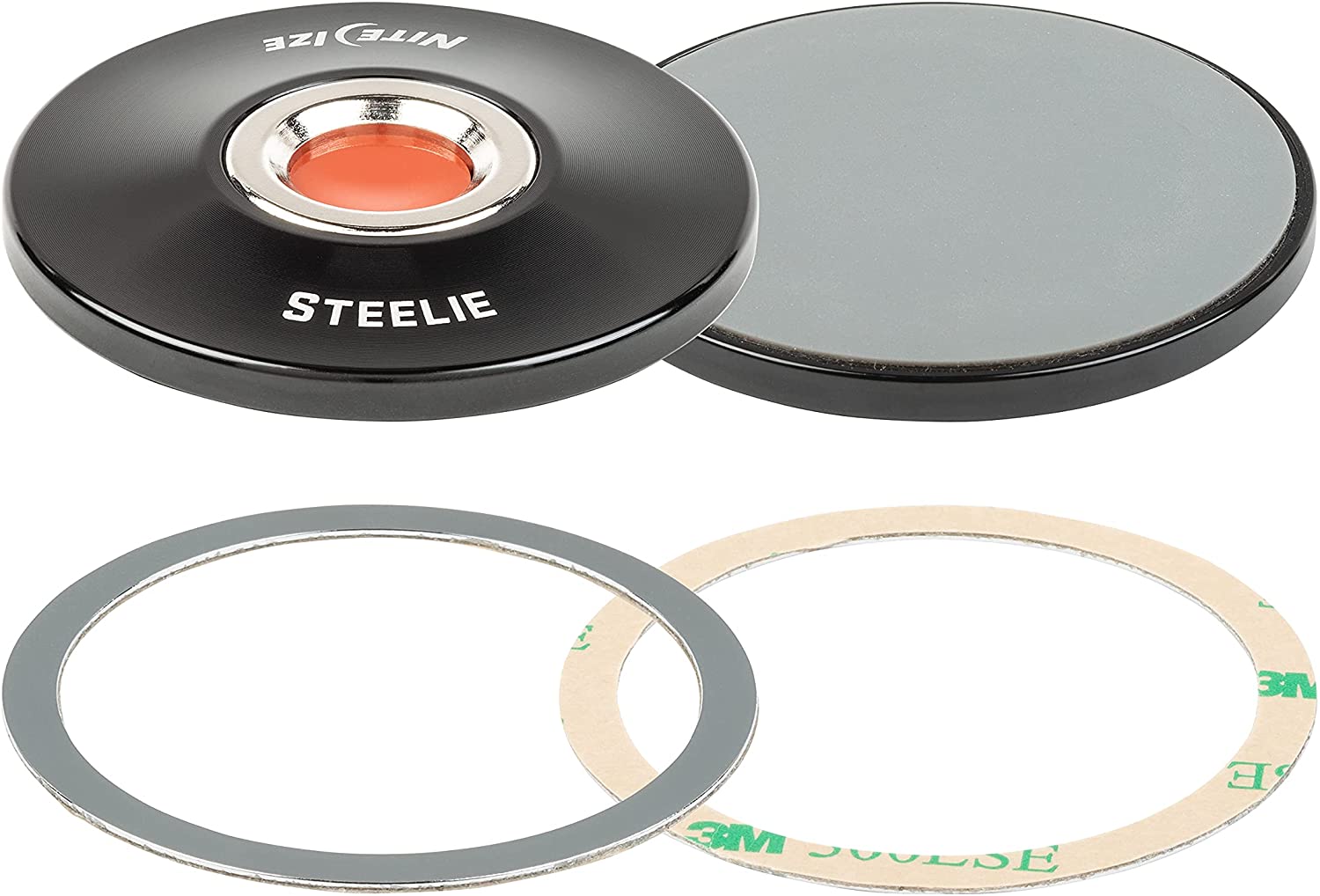 NiteIze Steelie® Orbiter® Plus Magnetic Socket + Metal Ring