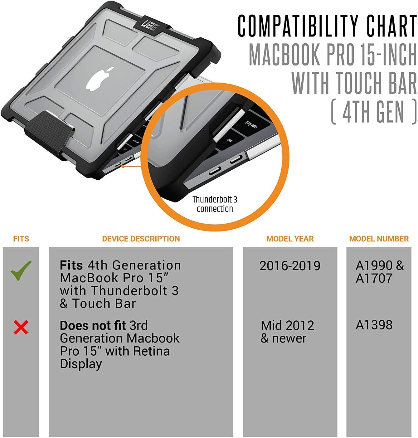 Uag macbook pro 15 3rd gen hot sale