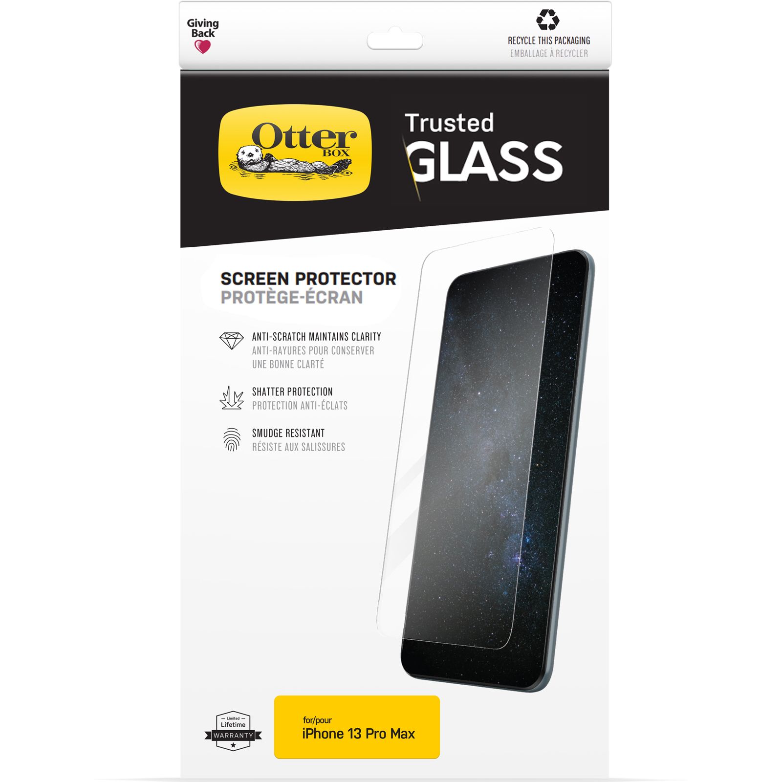 OtterBox iPhone 13 Pro Max Trusted Glass