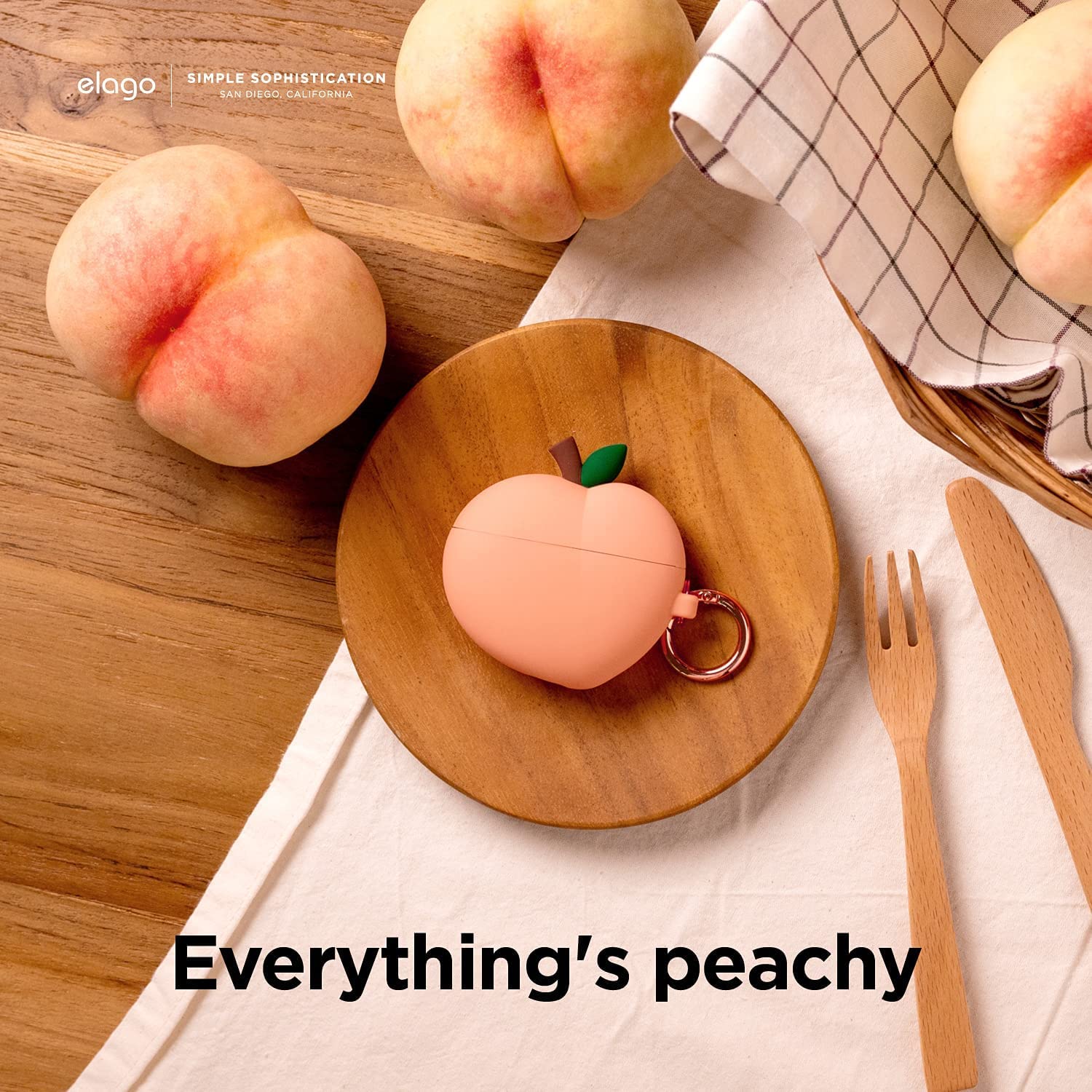 Elago AirPods 3 Peach Case - Peach		 		